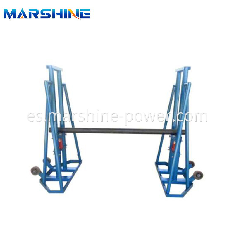 Electrical Cable Drum Jack Hydraulic Cable Reel Stand (2)